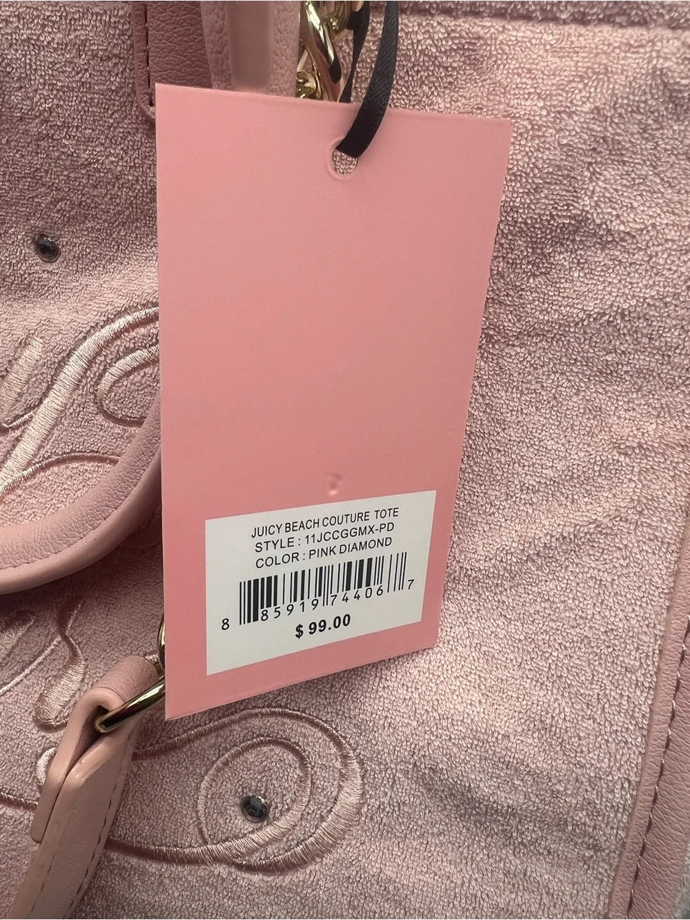 Juicy couture juicy beach couture tote purse